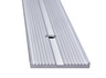 Aluminum Sabre Tooth Straight Edge – Satin Clear Anodized (SCA) – 2-1/4 in. (57 mm) x 6.3 ft. (1.9 m) 1