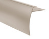 Luxury Vinyl Trim - Stair Nose (6mm-7mm) - Satin Titanium - 12 ft 1