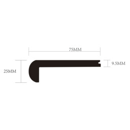 Timber MC - Natural Beech - Flush Stairnose - 94 inches