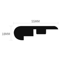 Citadel Plus - Sand - Round Overlap Stair Nose - 94 inches