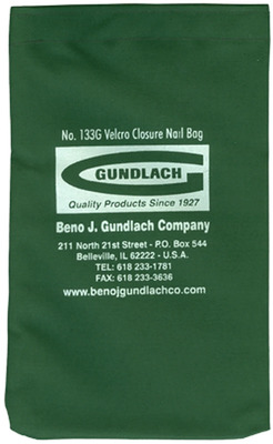 Gundlach - Nail Bag with Velcro Closure - Green