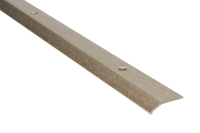 Aluminum Bevel Bar – Economy – Hammered Titanium (HTI) – 1 in. (25 mm) x 12 ft. (3.7 m)