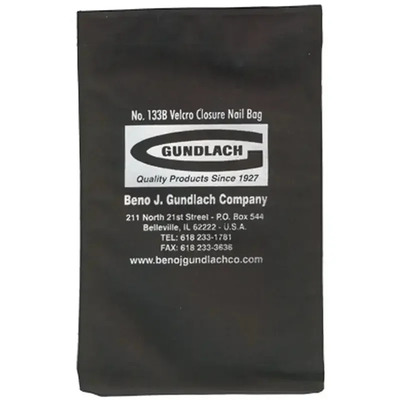 Gundlach - Nail Bag with Velcro Closure - Black