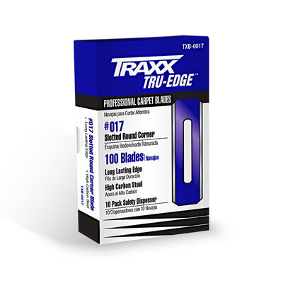 Traxx - Tru-Edge - 0.17" Slotted Round Corner Blades - 100 per pack