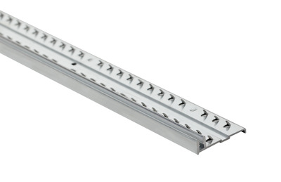 Aluminum Cap Track – Pinned – Mill Finish (MIL) – 3/8 in. (10 mm) x 12 ft. (3.7 m)