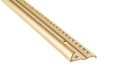 Aluminum Tapdown – Pinned – Economy – Hammered Gold Anodized (HGA) – 1/2 in. (12.5 mm) x 12 ft. (3.7 m)